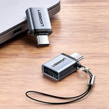 Adaptor Ugreen OTG Type-C la USB (50283), 5Gbps, Gri