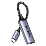 Adaptor Ugreen USB-C la HDMI 4K@60Hz, 10cm, Gri