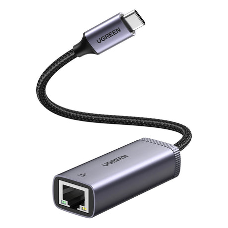 Adaptor Ugreen Ethernet CM483 (40322) USB-C la RJ45, gri