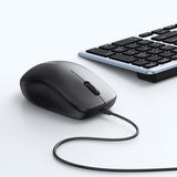 Mouse Ugreen MU007 (90789), USB, Ergonomic, 1200DPI, Negru
