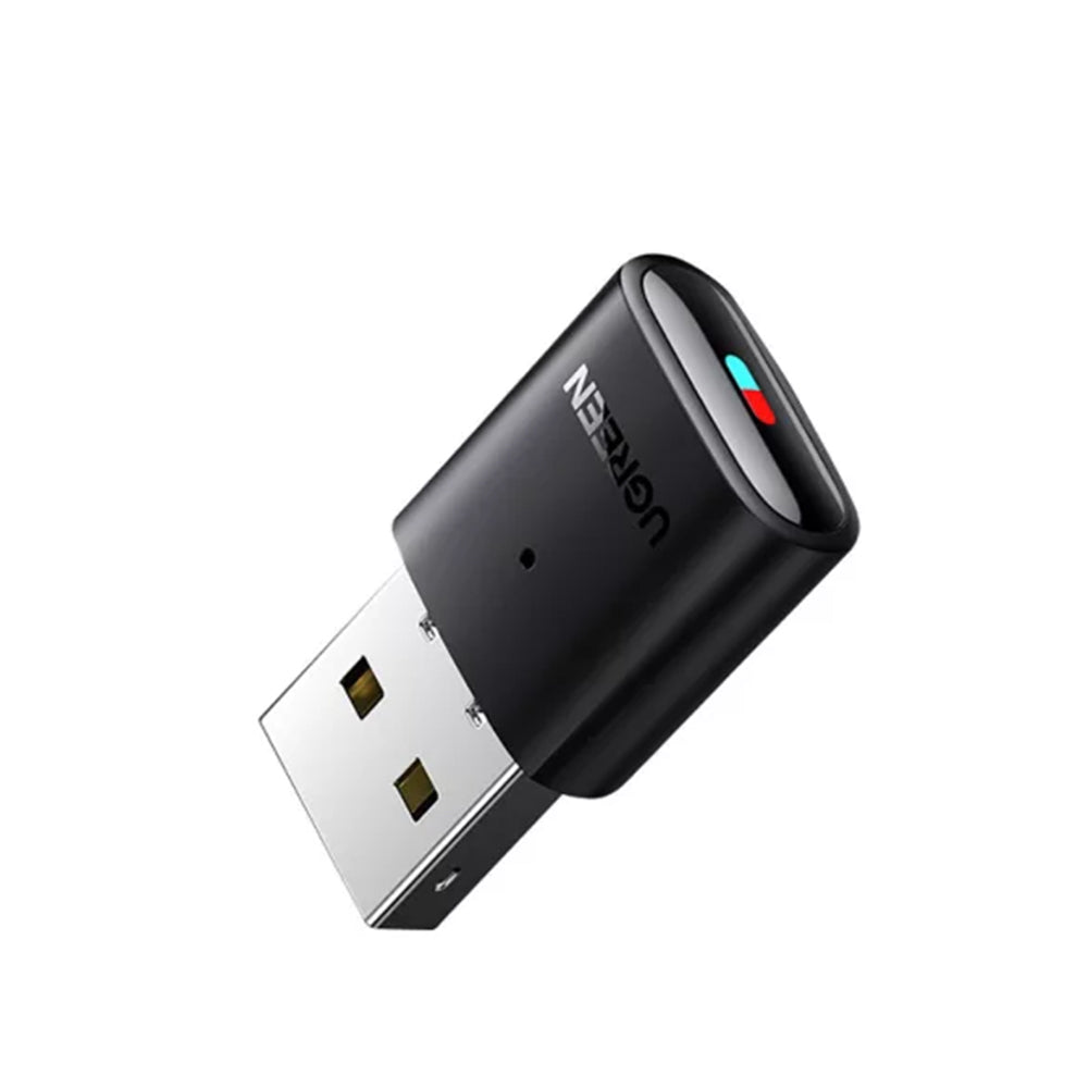 Adaptor Ugreen Bluetooth Adapter CM408 (10928), for PC / PS / Switch, USB, Bluetooth 5.0, Mini Size, Negru