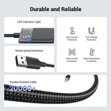 Hub Ugreen CM653 (15548), USB 4x USB / Type-C, 5Gbps, Negru