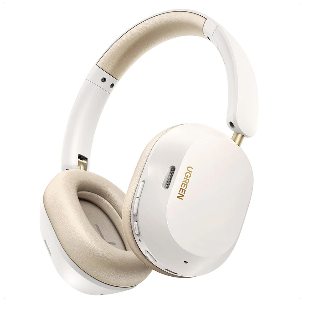 Casti Ugreen Wireless HiTune Max5C HP203 (35758), Bluetooth 5.4, Hybrid Active Noise Cancelling, Hi-Res Audio, Alb