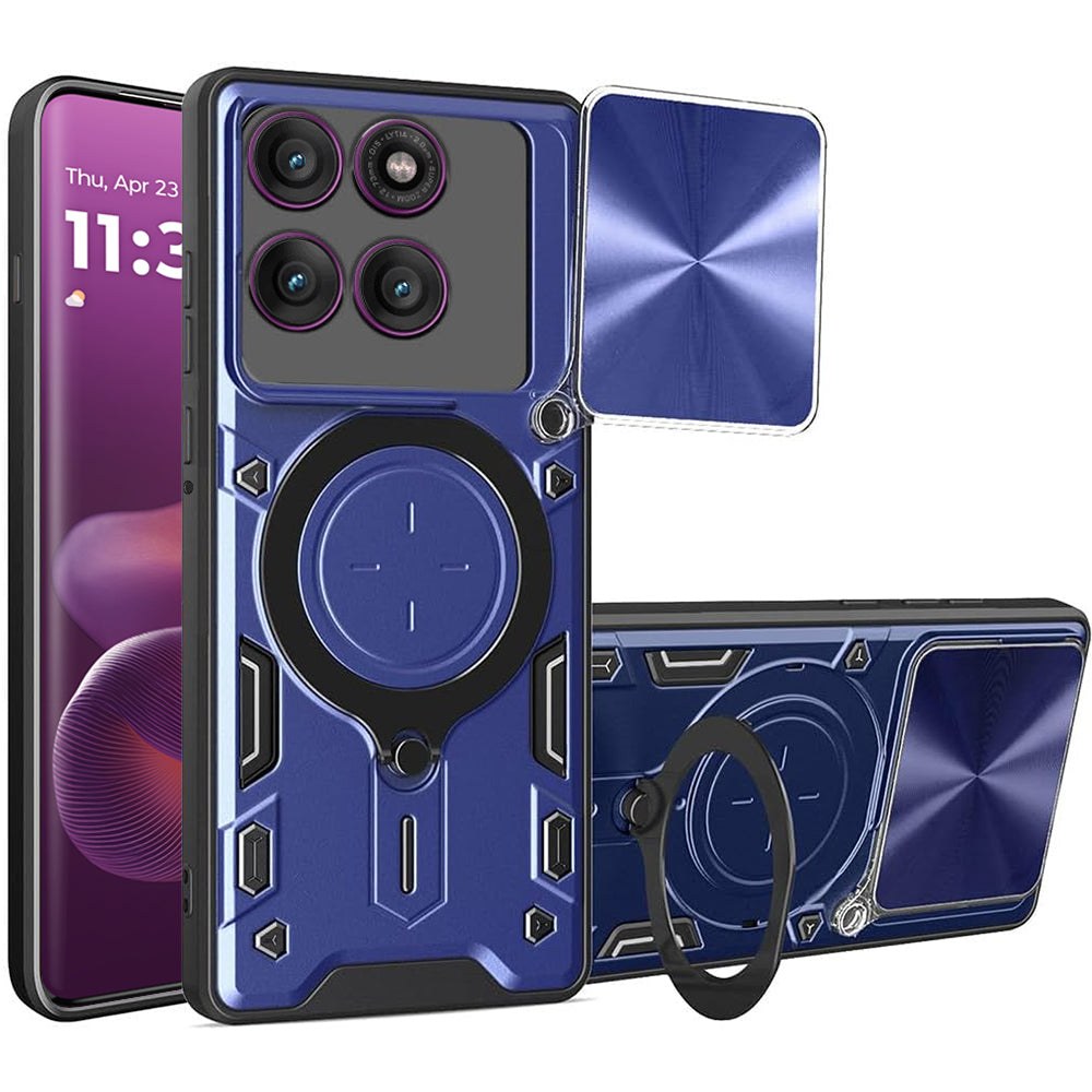 Husa de protectie Techsuit CamGuard Pro compatibil cu Motorola Edge 60 Pro, Albastru
