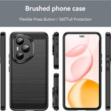 Husa pentru Honor 400 Pro - Techsuit Carbon Silicone - Black