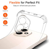 Husa de protectie Techsuit Shockproof Clear Silicone compatibil cu Honor 400, Transparent