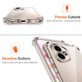 Husa de protectie Techsuit Shockproof Clear Silicone compatibil cu Honor 400, Transparent