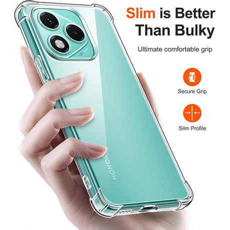 Husa de protectie Techsuit Shockproof Clear Silicone compatibil cu Honor 400 Lite, Transparent