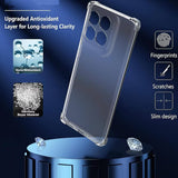 Husa de protectie Techsuit Shockproof Clear Silicone compatibil cu Motorola Edge 60 Pro, Transparent