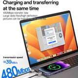 Cablu Yesido (CA199), USB-C la Lightning, 27W, 1.2m, Negru