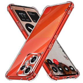 Husa de protectie Techsuit Shockproof Clear Silicone compatibil cu Nothing CMF Phone 2 Pro, Transparent