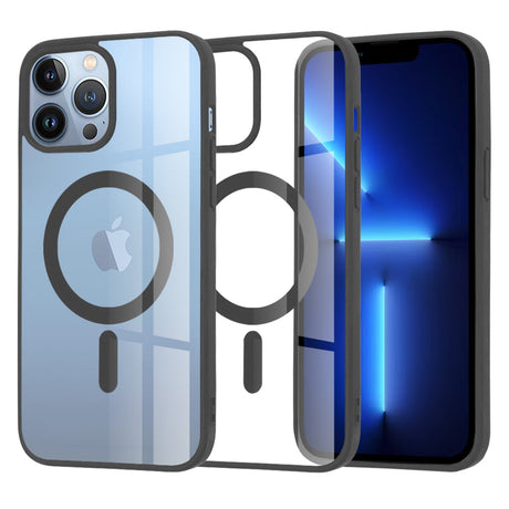 Husă de protecție Techsuit MagSafe Pro neagră pentru iPhone 13 Pro Max