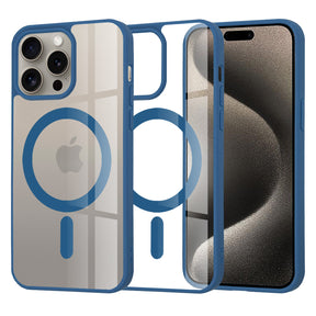 Husa de protectie Techsuit MagSafe Pro compatibil cu iPhone 15 Pro Max, Albastru