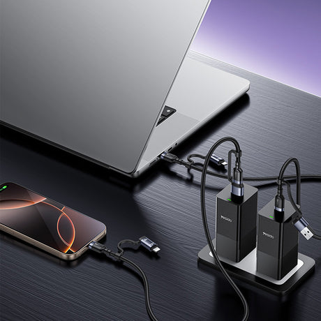 Cablu Yesido (CA200), USB Type-C to Type-C Lightning, 60W, 1.2m, Negru