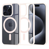 Husa de protectie Techsuit MagSafe Pro compatibil cu iPhone 15 Pro, Nude Pink