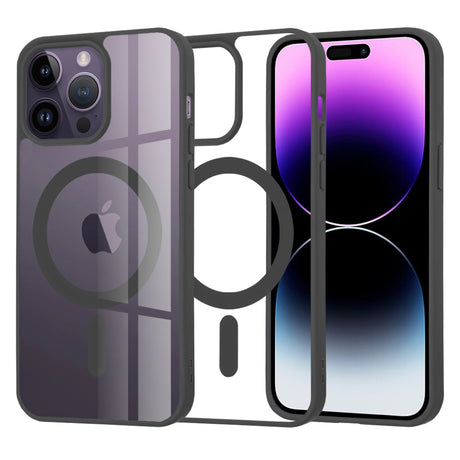 Husă Techsuit MagSafe Pro neagră pentru iPhone 14 Pro Max