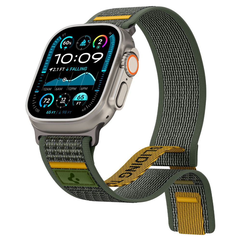 Accesoriu smartwatch Spigen Athlex Air (AMP09035) compatibil cu Apple Watch 6/7/8/9/10/11/SE/SE 2/SE 3/Ultra/Ultra 2/ Ultra 3 (44/45/46/49mm)- Active Green
