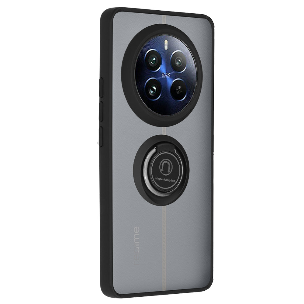 Husa de protectie Techsuit Glinth compatibil cu Realme 12 Pro / 12 Pro+, Negru