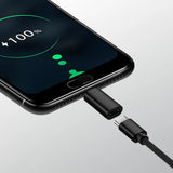 Adaptor Techsuit (set de 3) Premium OTG Adapter TriFlashX (A19), 1xUSB-C to USB, 1x USB-C to Micro-USB, 1xUSB-C to Lightning, Negru