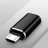 Adaptor Techsuit (set de 3) Premium OTG Adapter TriFlashX (A19), 1xUSB-C to USB, 1x USB-C to Micro-USB, 1xUSB-C to Lightning, Negru