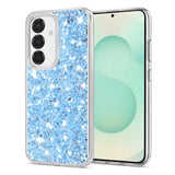 Husa de protectie Techsuit Sparkly Glitter compatibil cu Samsung Galaxy S25 Plus, Albastru