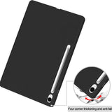 Husa de protectie tableta Techsuit Flex Trifold (with Pencil Holder) compatibil cu Samsung Galaxy Tab S10 FE Plus, Mov