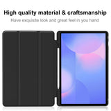 Husa de protectie tableta Techsuit Flex Trifold (with Pencil Holder) compatibil cu Samsung Galaxy Tab S10 FE Plus, Matcha Green