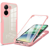 Folie de protectie Techsuit ColorVerse 360 Series + compatibil cu Xiaomi Redmi A5 4G (Standard), Roz