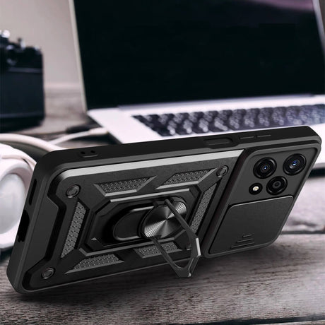Husa de protectie Techsuit CamShield Series compatibil cu Honor 400 Pro, Negru