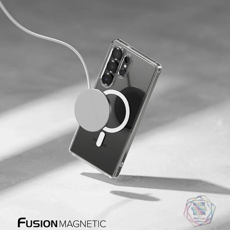 Husa de protectie Ringke Fusion MagSafe compatibil cu Samsung Galaxy S25 Ultra, Transparent Mat