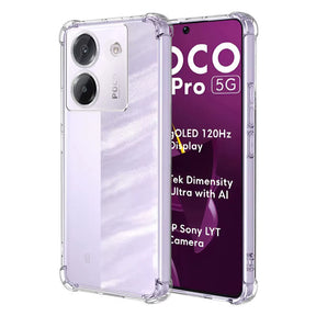 Husa de protectie Techsuit Shockproof Clear Silicone compatibil cu Xiaomi Poco M7 Pro 5G, Transparent