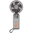 Techsuit Premium Mini Hand Fan (Z8), with LED Digital Display, USB-C Rechargeable, 3 Wind Speeds, 2A, 3600mAh, Alb