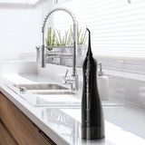 Bitvae Water Flosser (BV5020E), with 4x Standard, 1x Periodontal, 1x Orthodontic, 1x Tongue Nozzel, 300ml, 3 Modes, Negru