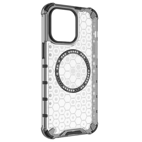 Husa de protectie Techsuit HoneyComb Shield MagSafe compatibil cu iPhone 14 Pro, Alb