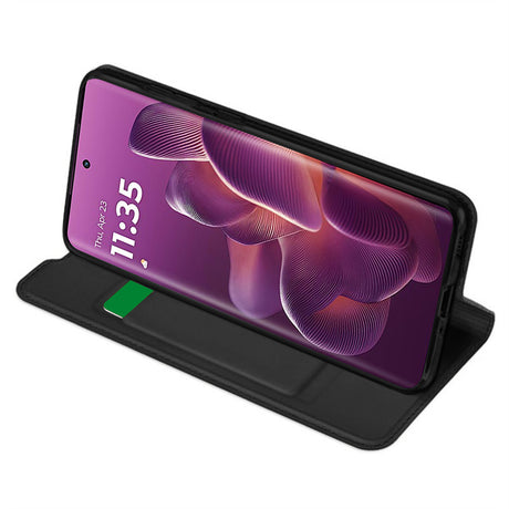 Husa de protectie Techsuit Magskin Book compatibil cu Motorola Edge 60 Pro, Negru