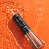 Bitvae Water Flosser (BVC2), with 5x Standard Nozzels, 1x Tongue Scraper, Soft/Normal/Potent Modes, Roz