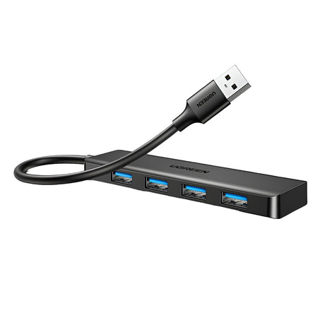 Hub/Dock Ugreen Docking Station CM219 (25851), USB3.0 Male to 4x USB-A, 5Gbps, Indicator Light, 0.15m, Negru