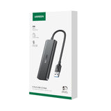 Hub/Dock Ugreen Docking Station CM219 (25851), USB3.0 Male to 4x USB-A, 5Gbps, Indicator Light, 0.15m, Negru