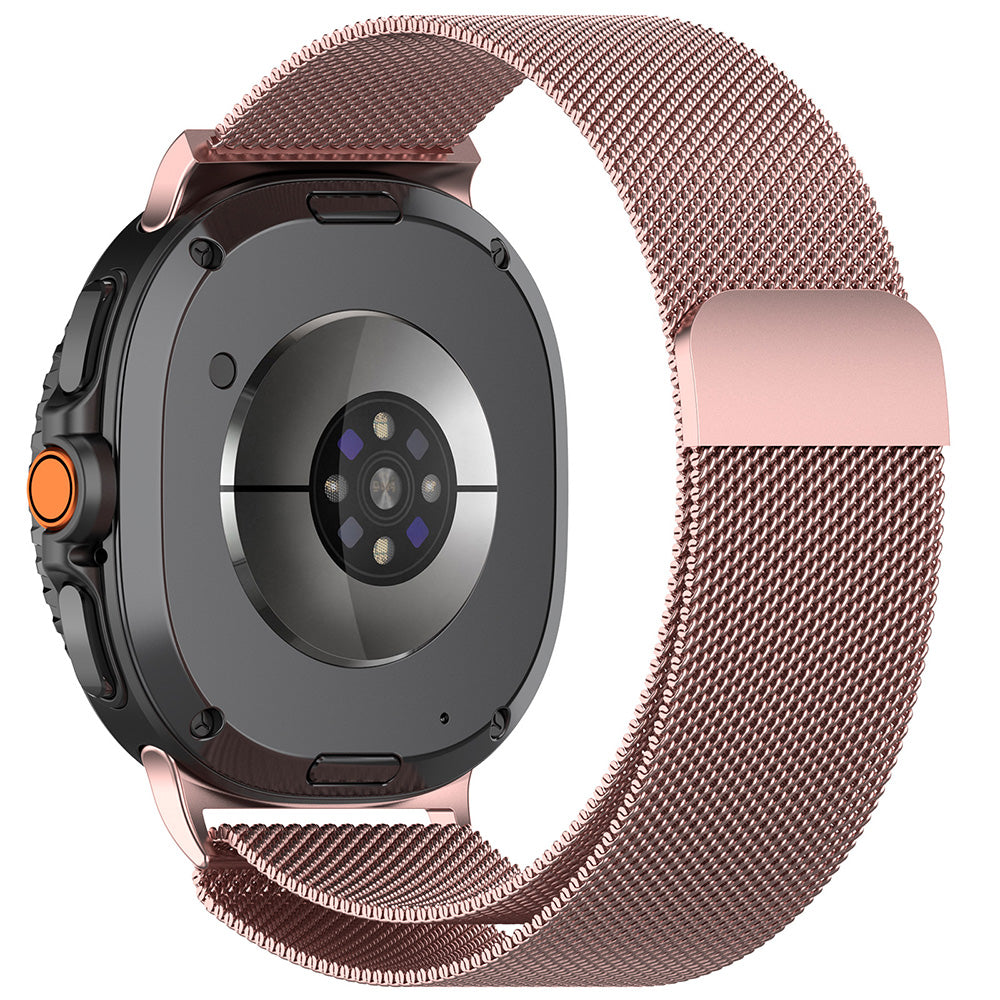 Curea smartwatch Techsuit Watchband (W009) compatibil cu Samsung Galaxy Watch8 40mm/Watch8 44mm/Watch8 Classic, Roz