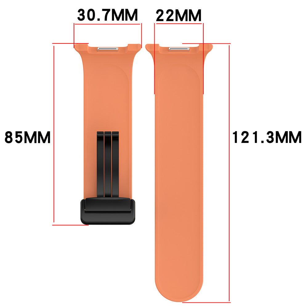 Curea smartwatch Techsuit Watchband (W011) compatibil cu Samsung Galaxy Watch8 40mm/Watch8 44mm/Watch8 Classic, Bleumarin