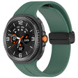 Curea smartwatch Techsuit Watchband (W011) compatibil cu Samsung Galaxy Watch8 40mm/Watch8 44mm/Watch8 Classic, Verde Inchis