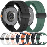 Curea smartwatch Techsuit Watchband (W011) compatibil cu Samsung Galaxy Watch8 40mm/Watch8 44mm/Watch8 Classic, Verde Inchis