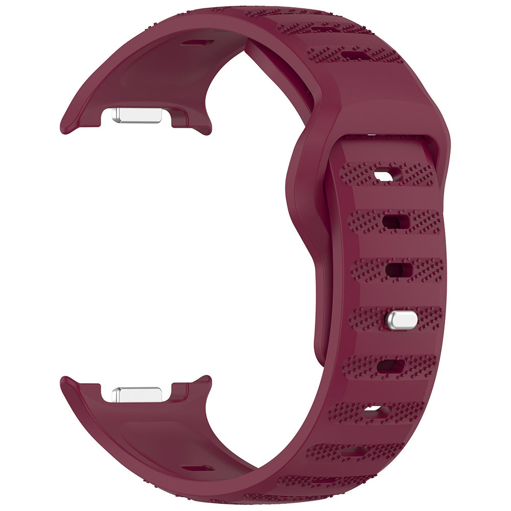 Curea smartwatch Techsuit Watchband (W050) compatibil cu Samsung Galaxy Watch8 40mm/Watch8 44mm/Watch8 Classic, Bordo