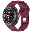 Curea smartwatch Techsuit Watchband (W050) compatibil cu Samsung Galaxy Watch8 40mm/Watch8 44mm/Watch8 Classic, Bordo