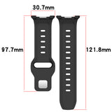 Curea smartwatch Techsuit Watchband (W050) compatibil cu Samsung Galaxy Watch8 40mm/Watch8 44mm/Watch8 Classic, Bordo