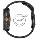 Curea smartwatch Techsuit Watchband (W050) compatibil cu Samsung Galaxy Watch8 40mm/Watch8 44mm/Watch8 Classic, Gri