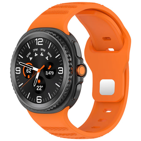 Curea smartwatch Techsuit Watchband (W050) compatibil cu Samsung Galaxy Watch8 40mm/Watch8 44mm/Watch8 Classic, Portocaliu