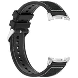 Curea smartwatch Techsuit Watchband (W051) compatibil cu Samsung Galaxy Watch8 40mm/Watch8 44mm/Watch8 Classic, Negru