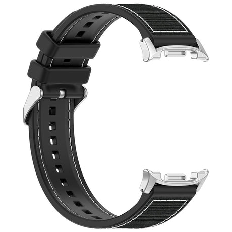 Curea smartwatch Techsuit Watchband (W051) compatibil cu Samsung Galaxy Watch8 40mm/Watch8 44mm/Watch8 Classic, Negru