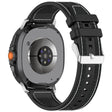 Curea smartwatch Techsuit Watchband (W051) compatibil cu Samsung Galaxy Watch8 40mm/Watch8 44mm/Watch8 Classic, Negru